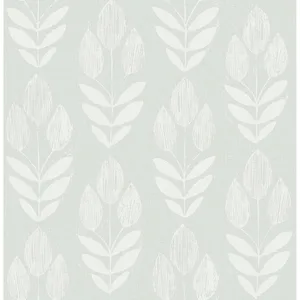 Chesapeake Garland wallpaper, color Aqua, SKU 4148-27475