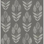 Chesapeake Garland wallpaper, color Charcoal, SKU 4148-27477
