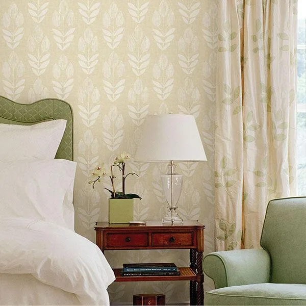 Chesapeake Garland wallpaper, color Wheat, SKU 3115-24471