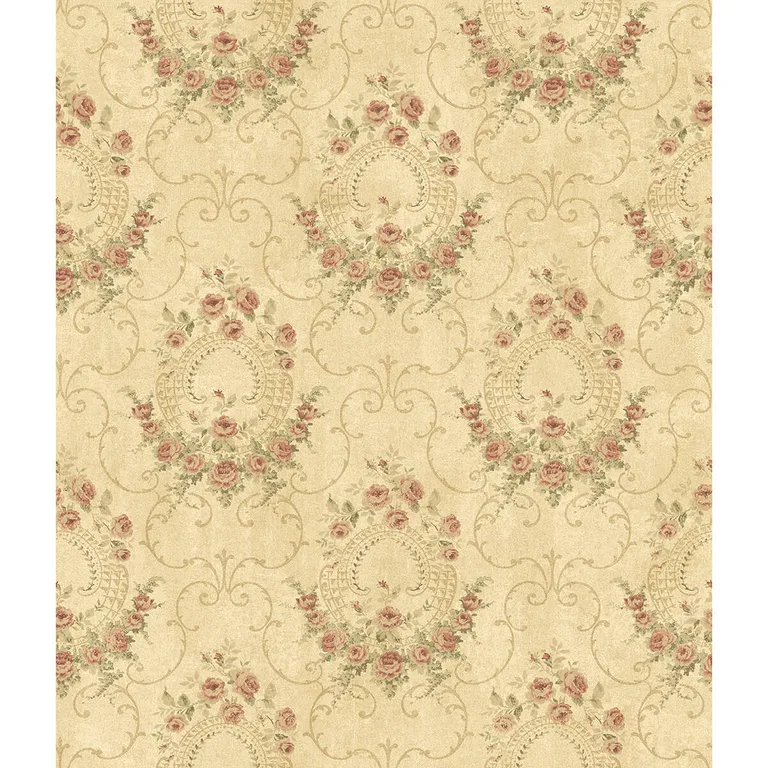 Chesapeake Georgiana wallpaper, color Red, SKU 3123-02124