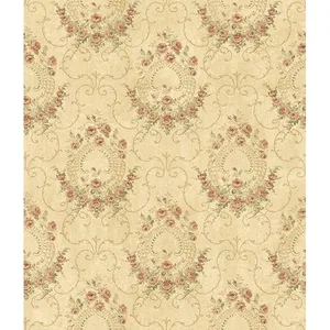 Chesapeake Georgiana Tearose wallpaper, color Gold, SKU CCB02124