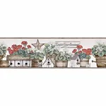 Chesapeake Geranium - Multicolor Wallpaper | Buy Online Chesapeake Geranium wallpaper, color Multicolor, SKU 3119-13581B