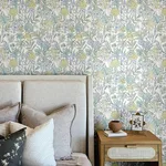Chesapeake Goldfinch wallpaper, color Aqua, SKU 4148-27413