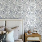 Chesapeake Goldfinch wallpaper, color Blue, SKU 4148-27414