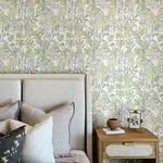 Chesapeake Goldfinch wallpaper, color Green, SKU 4148-27412