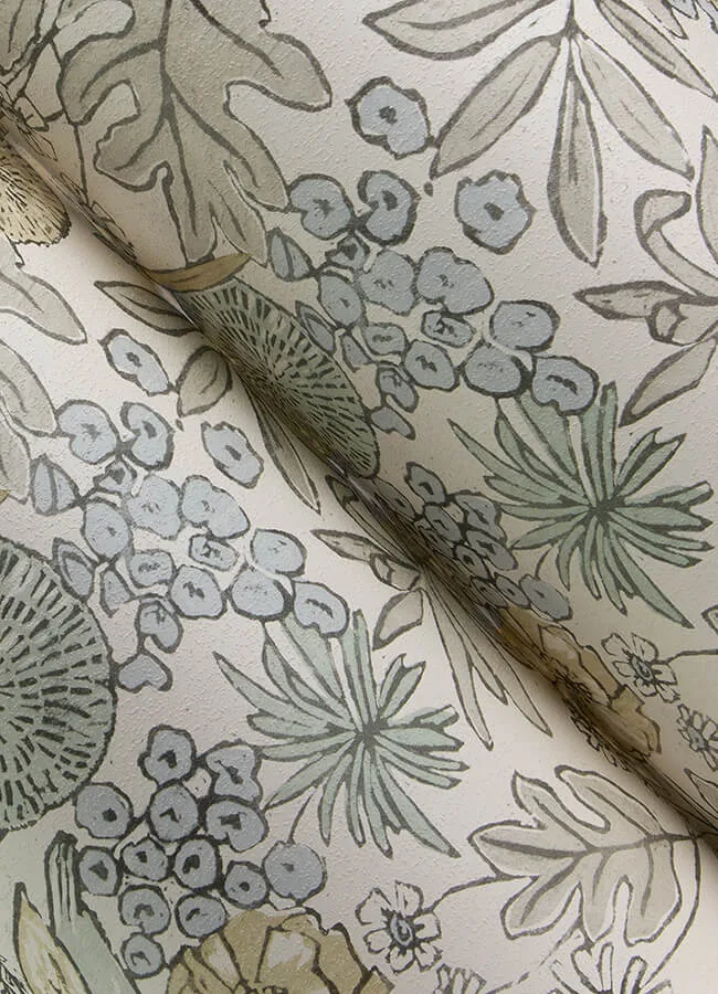 Chesapeake Goldfinch wallpaper, color Neutral, SKU 4148-27411
