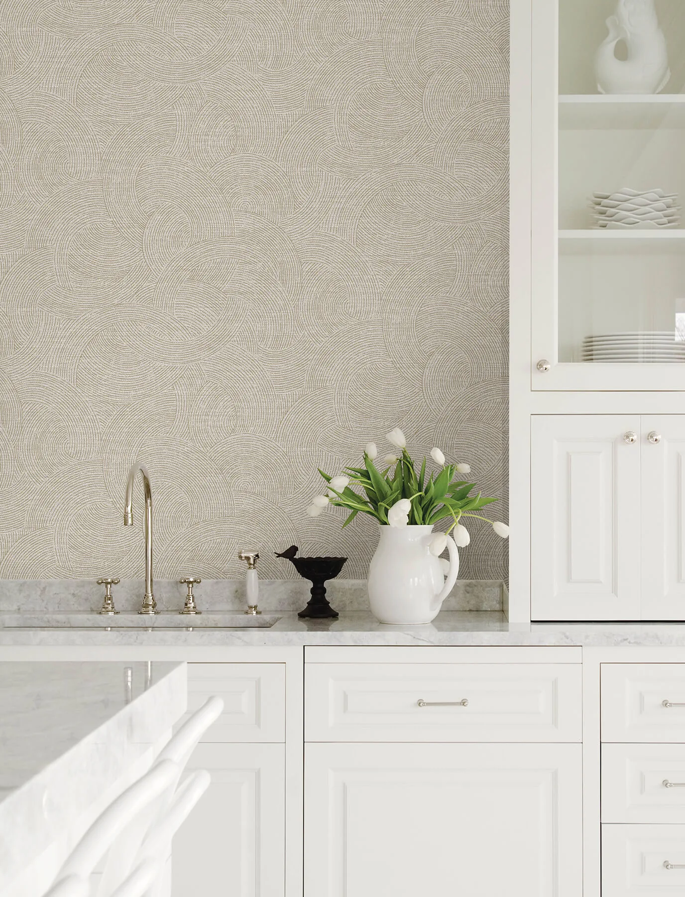 Chesapeake Harrison - Pewter Wallpaper | Buy Online Chesapeake Harrison wallpaper, color Pewter, SKU 4191-83022