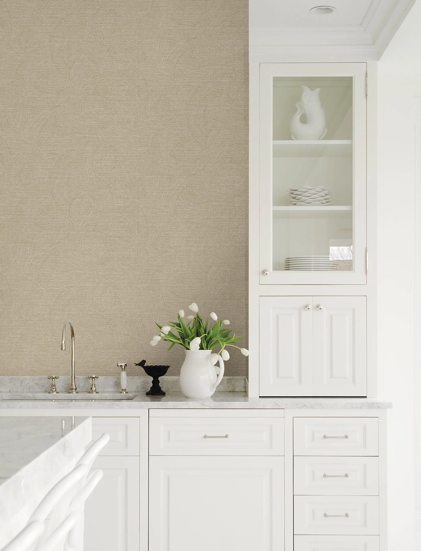 Chesapeake Harrison - Taupe Wallpaper | Buy Online Chesapeake Harrison wallpaper, color Taupe, SKU 4191-83023