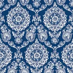 Chesapeake Helm Damask - Navy Wallpaper | Buy Online Chesapeake Helm Damask wallpaper, color Navy, SKU 4071-71018