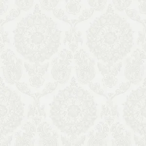 Chesapeake Helm Damask wallpaper, color White, SKU 4071-71021
