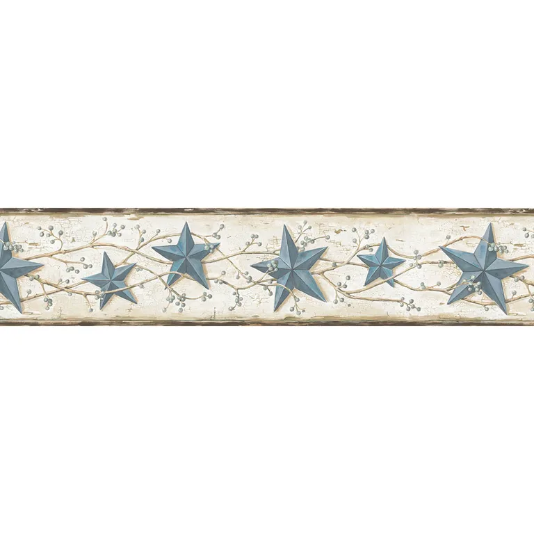 Chesapeake Heritage Tin Star wallpaper, color Blue, SKU 3123-65366