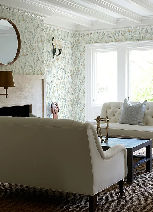 Chesapeake Hillaire wallpaper, color Teal, SKU 4072-70031