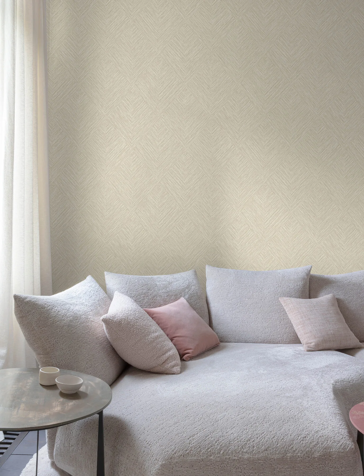 Chesapeake Hollis wallpaper, color Taupe, SKU 4191-83045