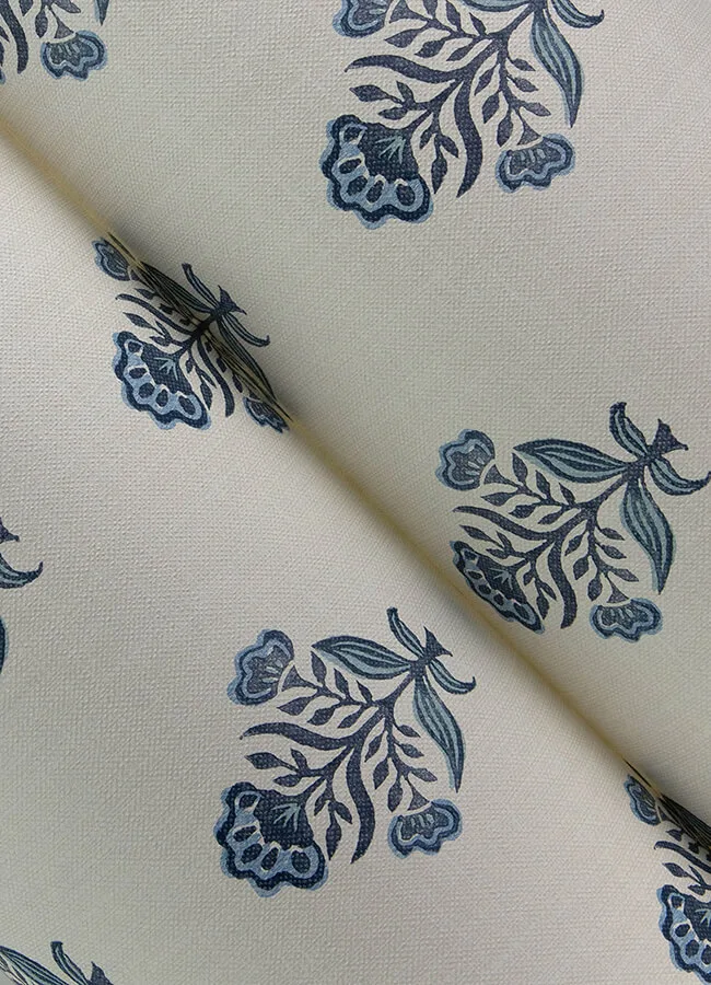 Chesapeake Hollyhock - Blue Wallpaper | Buy Online Chesapeake Hollyhock wallpaper, color Blue, SKU 4148-27417