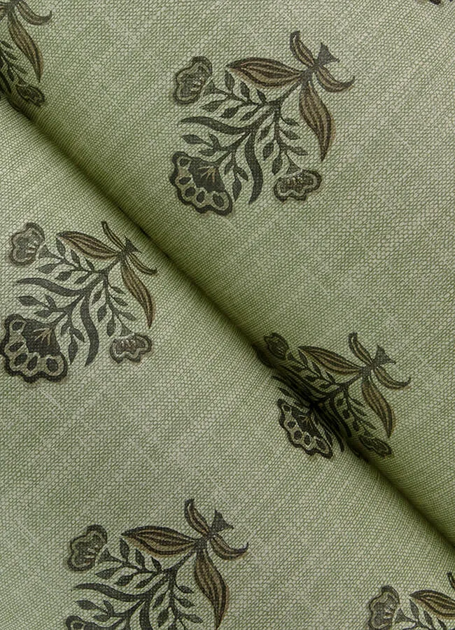 Chesapeake Hollyhock - Green Wallpaper | Buy Online Chesapeake Hollyhock wallpaper, color Green, SKU 4148-27419