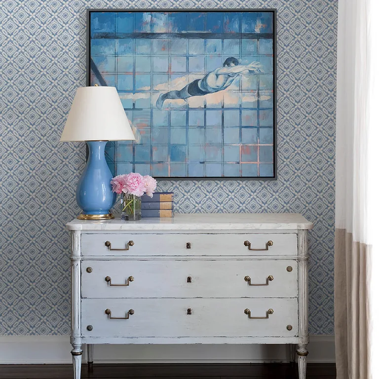 Chesapeake Hugson wallpaper, color Blue, SKU 3122-10702