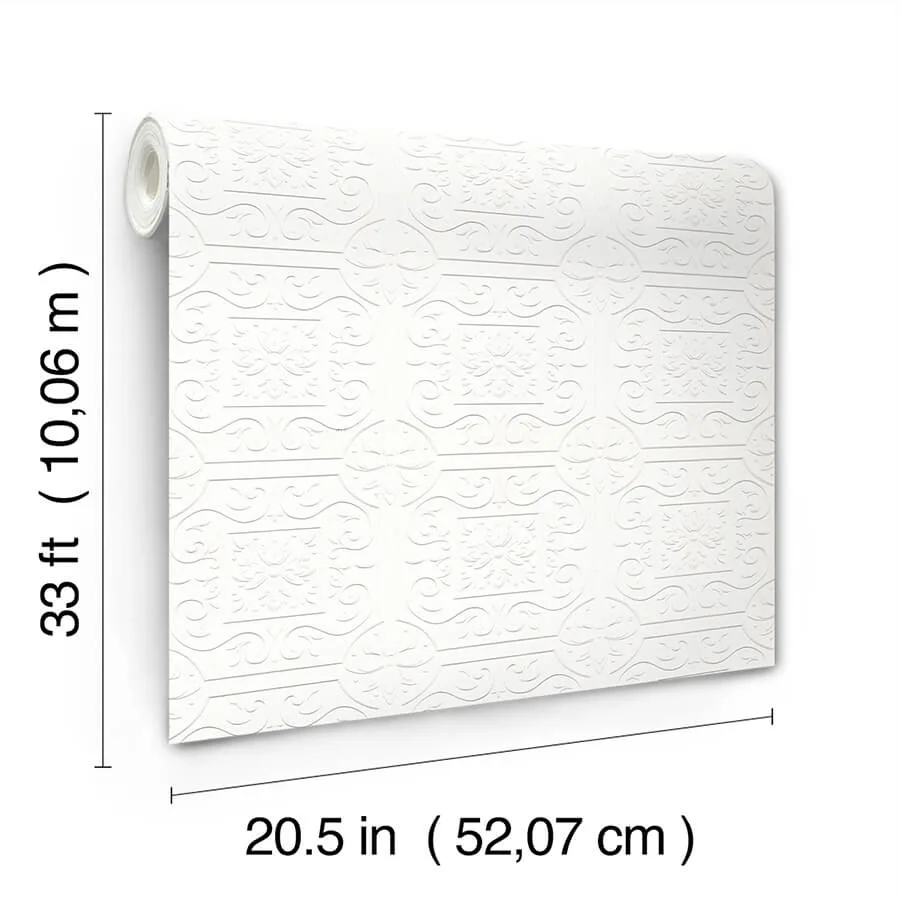Chesapeake Ibold - White Wallpaper | Buy Online Chesapeake Ibold wallpaper, color White, SKU 4134-59001