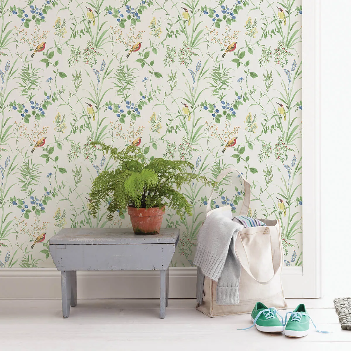 Chesapeake Imperial Garden wallpaper, color Multicolor, SKU 3123-24173