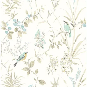 Chesapeake Imperial Garden wallpaper, color Beige, SKU 3117-24171