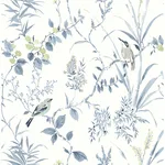 Chesapeake Imperial Garden wallpaper, color Blueberry, SKU 4134-26990