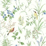 Chesapeake Imperial Garden wallpaper, color Green, SKU 4134-24173