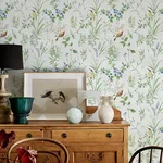 Chesapeake Imperial Garden wallpaper, color Green, SKU 4134-24173