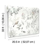 Chesapeake Imperial Garden wallpaper, color Neutral, SKU 4134-26991