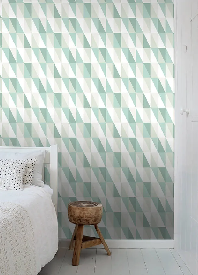 Chesapeake Inez wallpaper, color Teal, SKU 4060-138920