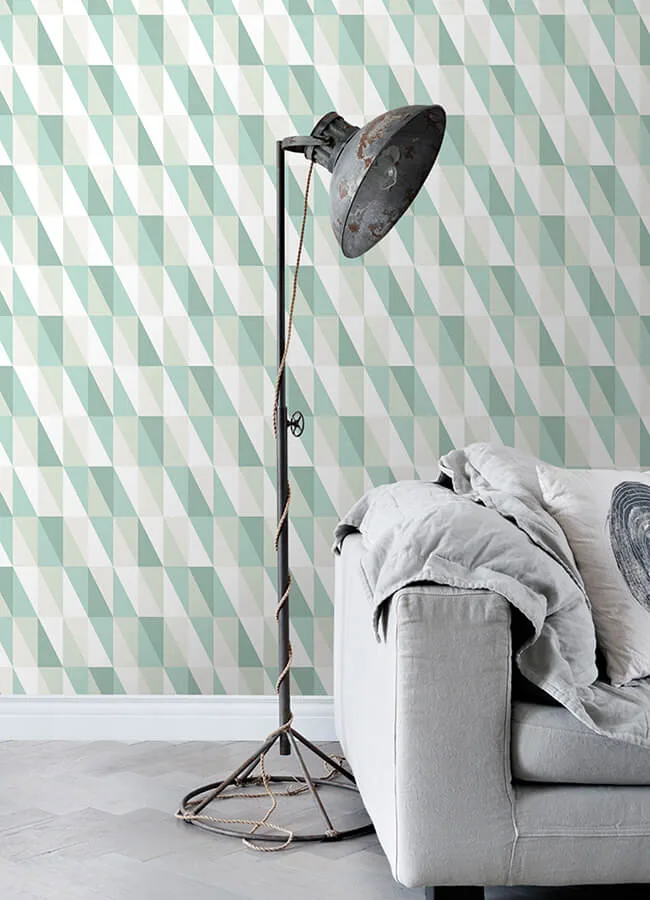 Chesapeake Inez wallpaper, color Teal, SKU 4060-138920