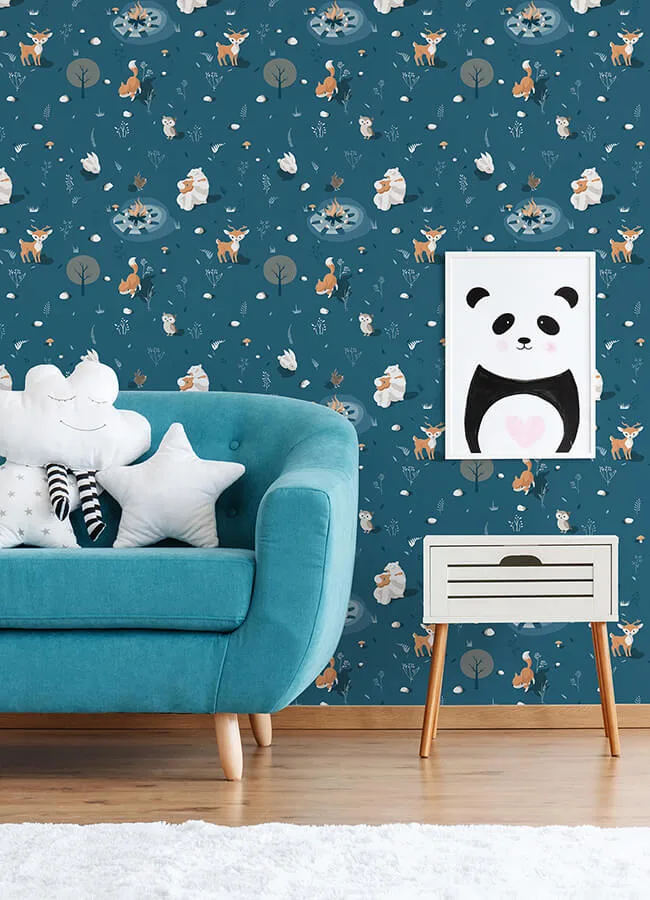 Chesapeake Jesper - Blue Wallpaper | Buy Online Chesapeake Jesper wallpaper, color Blue, SKU 4060-31311