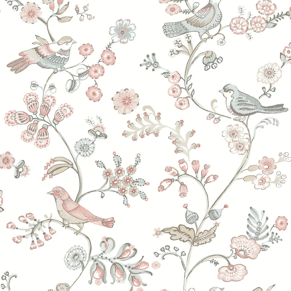Chesapeake Jinjur wallpaper, color Blush, SKU 3122-10805