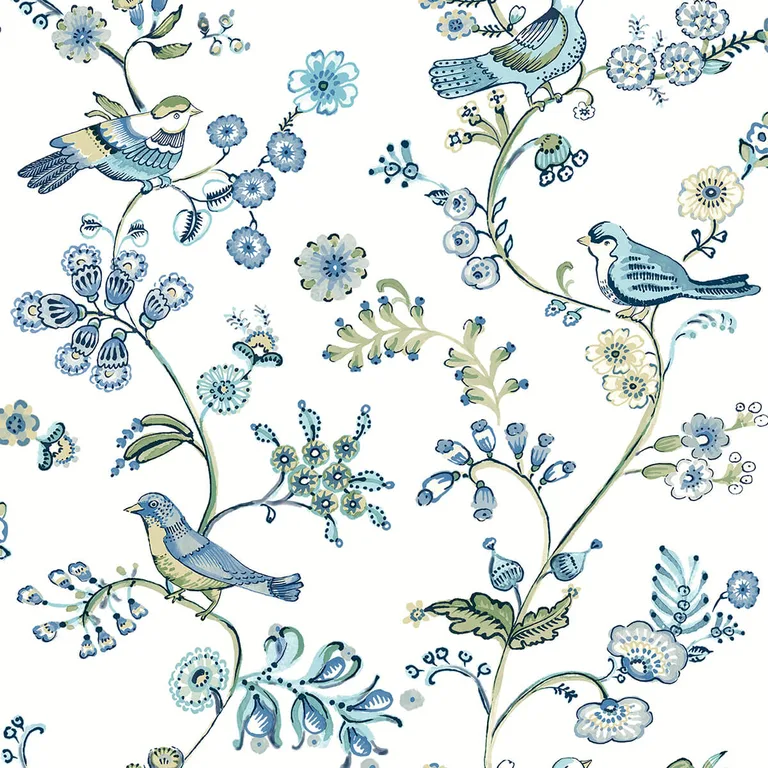 Chesapeake Jinjur wallpaper, color Teal, SKU 3122-10802