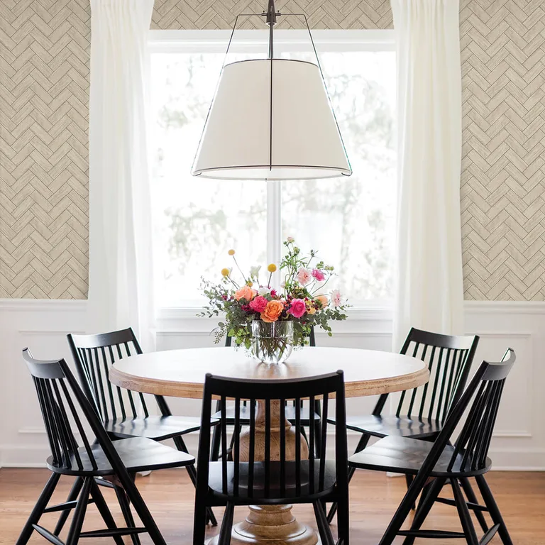 Chesapeake Kaliko wallpaper, color Taupe, SKU 3123-10105