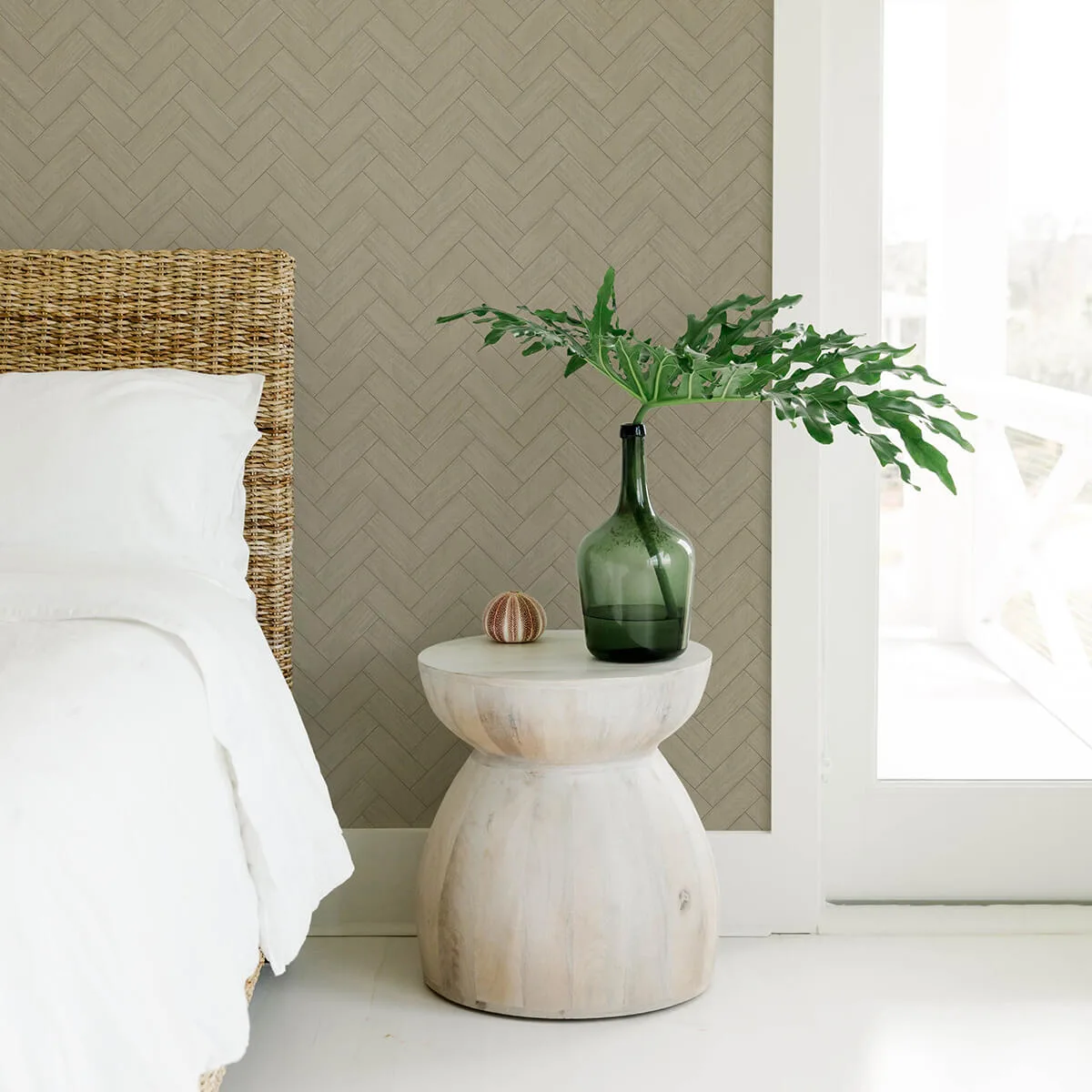 Chesapeake Kaliko wallpaper, color Green, SKU 3122-10104