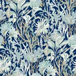 Chesapeake Kelp Garden wallpaper, color Navy, SKU 4071-71001
