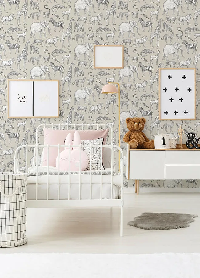 Chesapeake Kenji wallpaper, color Taupe, SKU 4060-139270