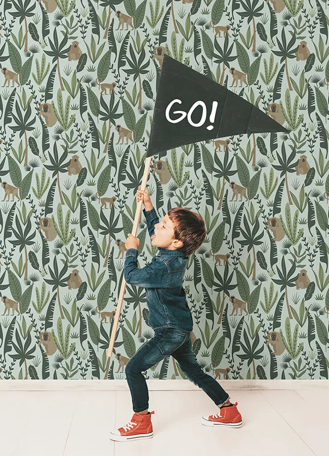 Chesapeake Kiki wallpaper, color Green, SKU 4060-139073