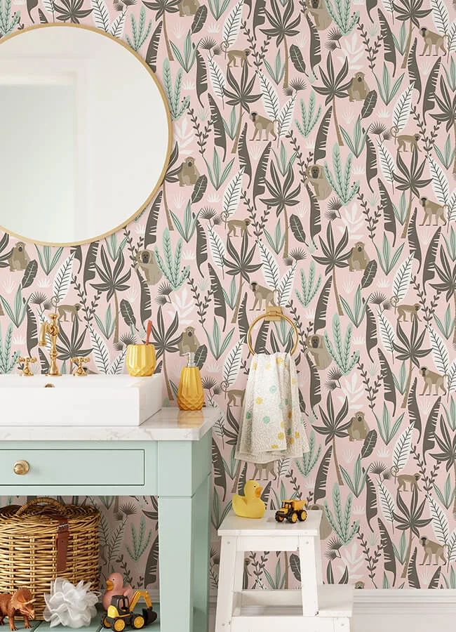 Chesapeake Kiki wallpaper, color Pink, SKU 4060-139072