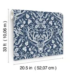 Chesapeake Kiwassa - Navy Wallpaper | Buy Online Chesapeake Kiwassa wallpaper, color Navy, SKU 4169-12703
