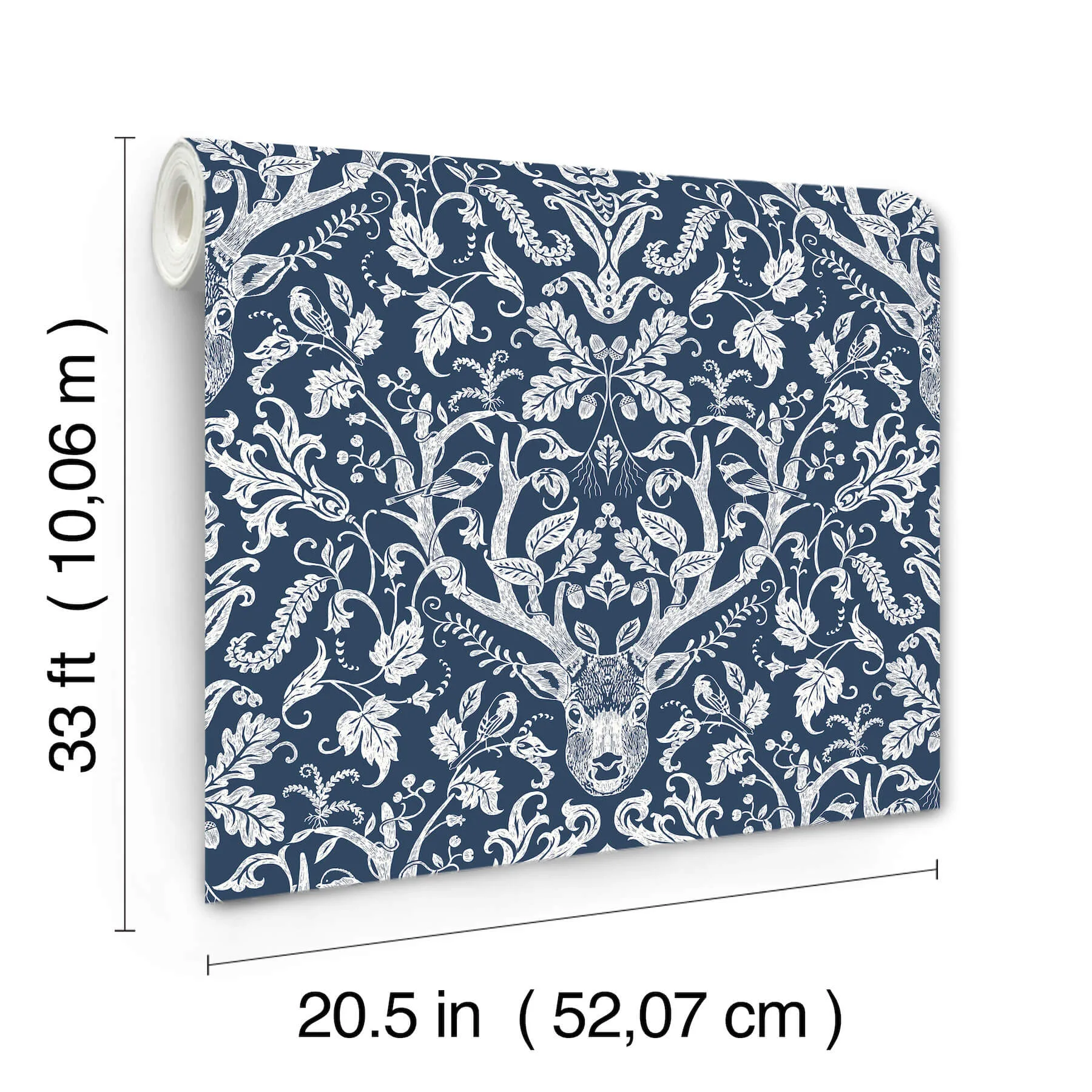 Chesapeake Kiwassa - Navy Wallpaper | Buy Online Chesapeake Kiwassa wallpaper, color Navy, SKU 4169-12703