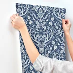 Chesapeake Kiwassa - Navy Wallpaper | Buy Online Chesapeake Kiwassa wallpaper, color Navy, SKU 4169-12703