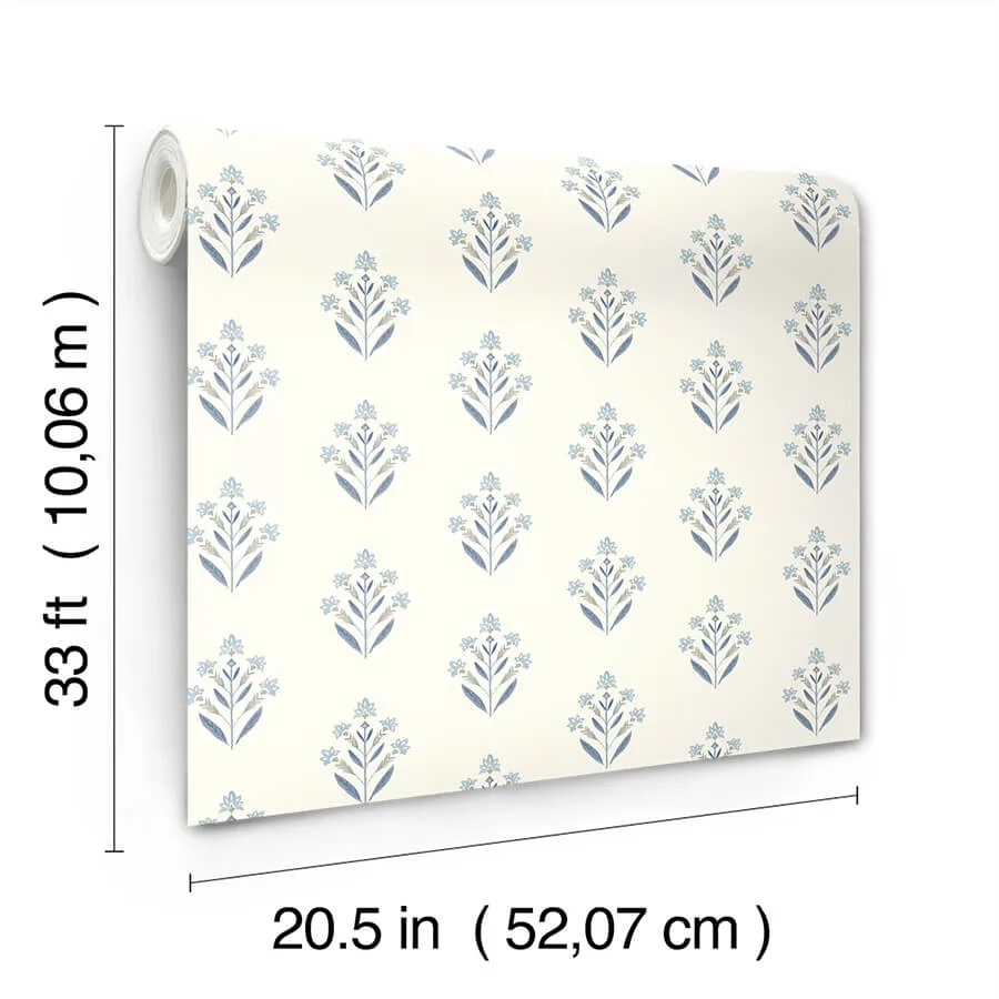 Chesapeake Kova - Blue Wallpaper | Buy Online Chesapeake Kova wallpaper, color Blue, SKU 3125-72347