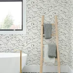 Chesapeake Kuroshio - Charcoal Wallpaper | Buy Online Chesapeake Kuroshio wallpaper, color Charcoal, SKU 4071-71008