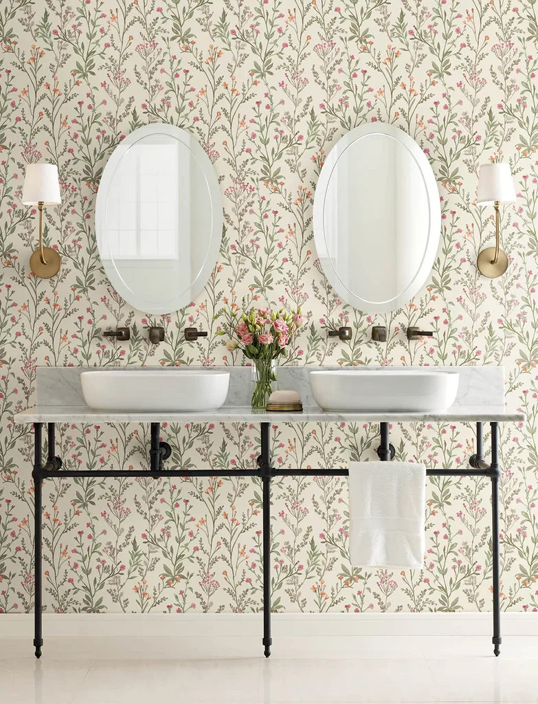 Chesapeake Laverne wallpaper, color Green, SKU 4191-83019
