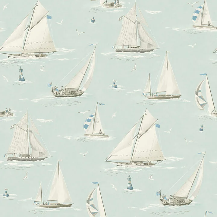 Chesapeake Leeward wallpaper, color Aqua, SKU 4071-71037