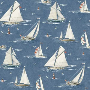 Chesapeake Leeward wallpaper, color Navy, SKU 4071-71035