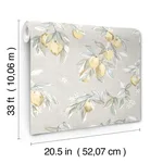 Chesapeake Lemonade wallpaper, color Grey, SKU 4134-72507