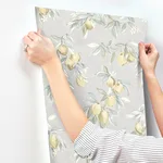 Chesapeake Lemonade wallpaper, color Grey, SKU 4134-72507