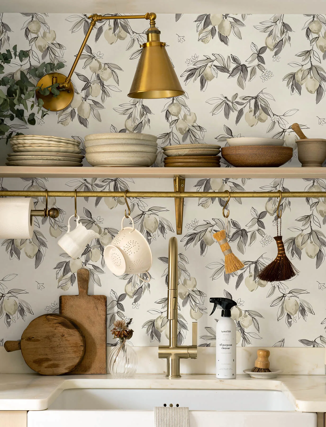 Chesapeake Lemonade - Charcoal Wallpaper | Buy Online Chesapeake Lemonade wallpaper, color Charcoal, SKU 4134-72509