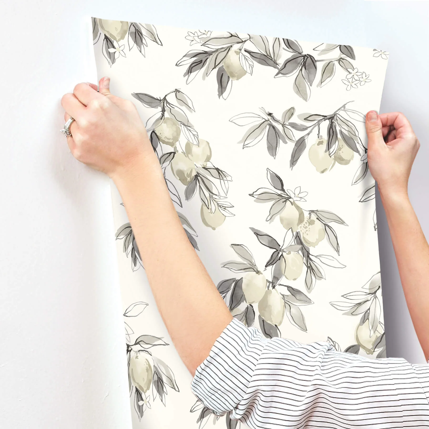 Chesapeake Lemonade - Charcoal Wallpaper | Buy Online Chesapeake Lemonade wallpaper, color Charcoal, SKU 4134-72509